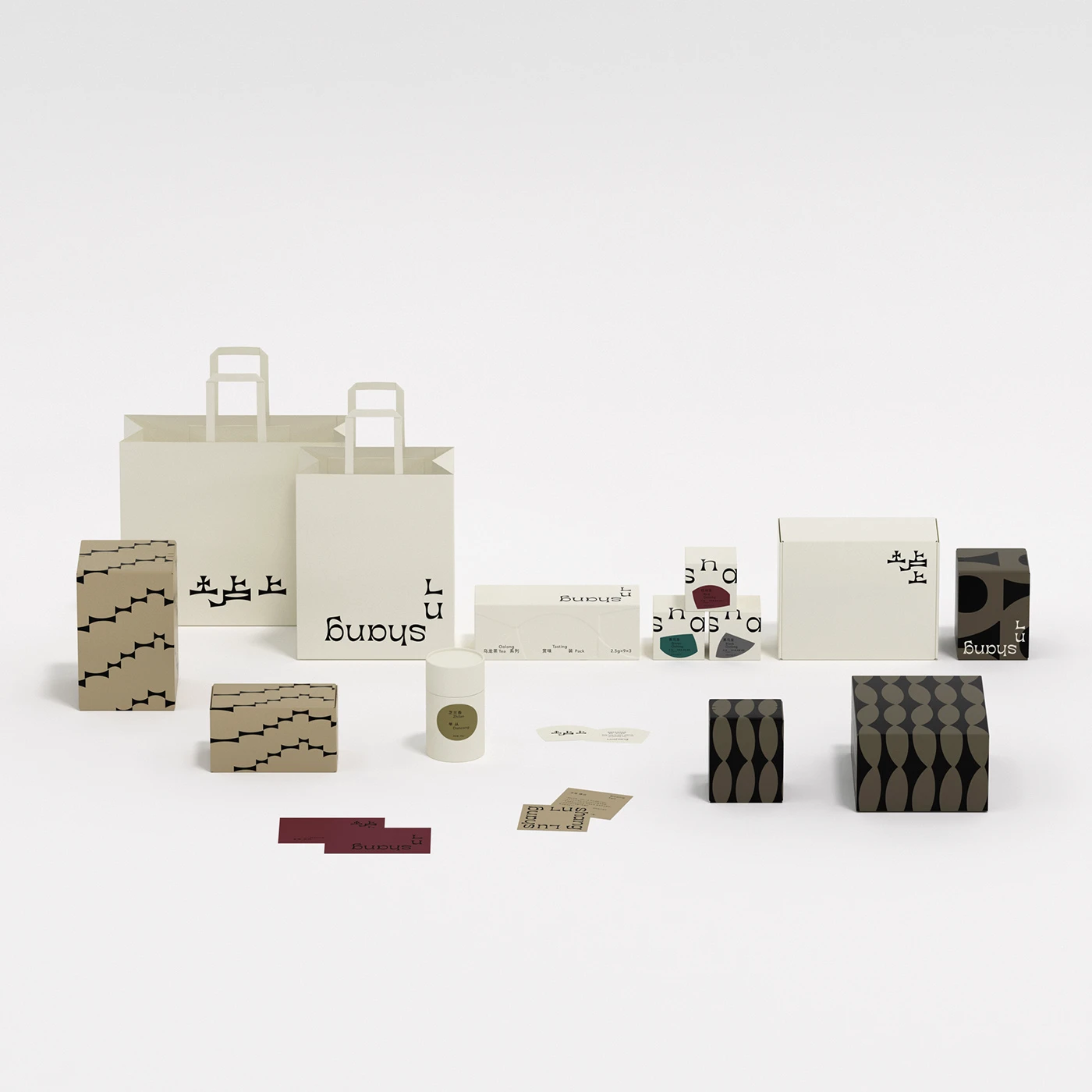 Lushang packaging color system design