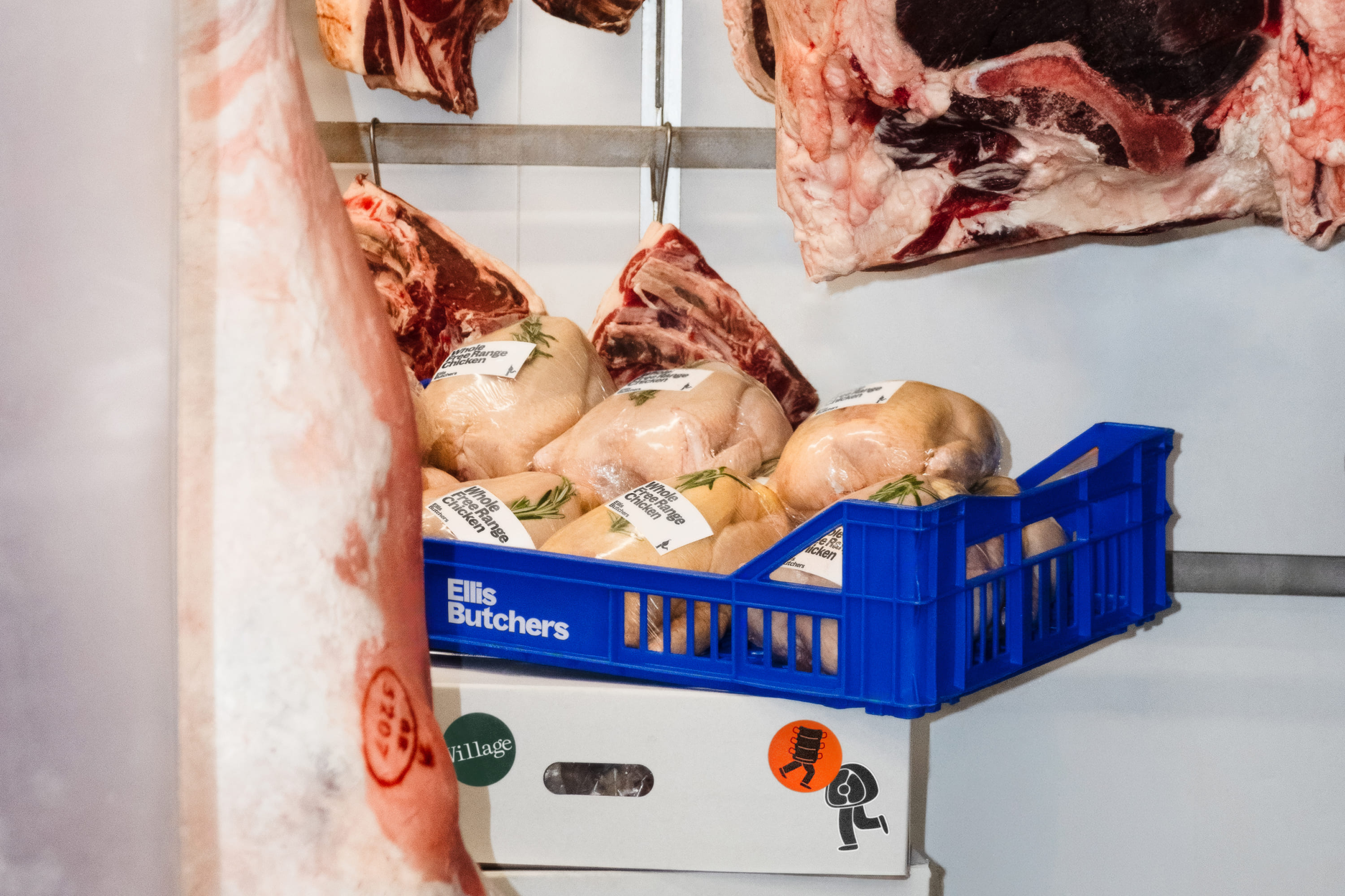 Ellis Butchers branding identity design by Studio Blackburn