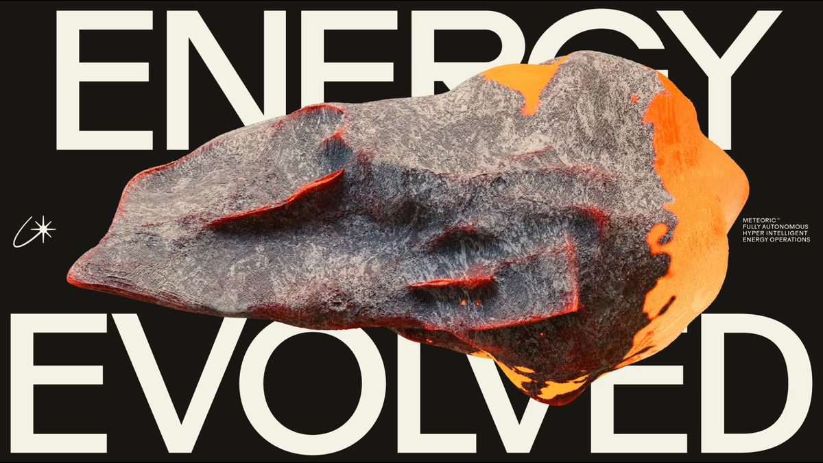 Meteoric energy branding brand design asset