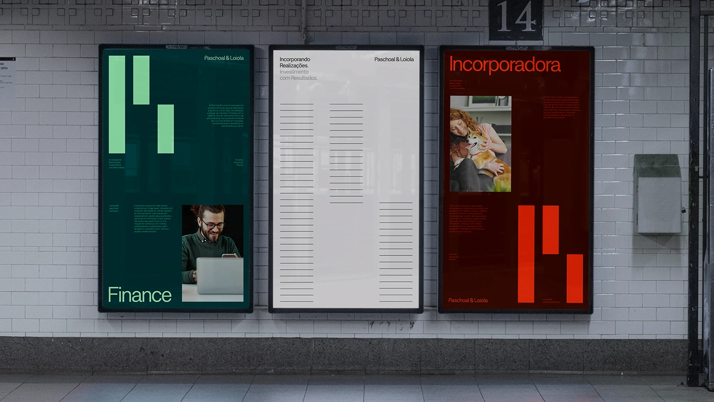 Paschoal & Loiola branding identity typography details