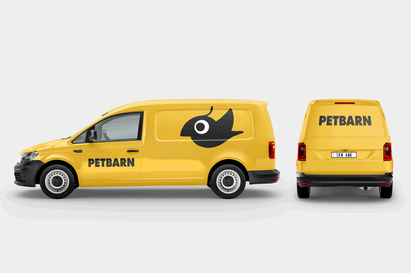 Petbarn branding hero graphic mockup