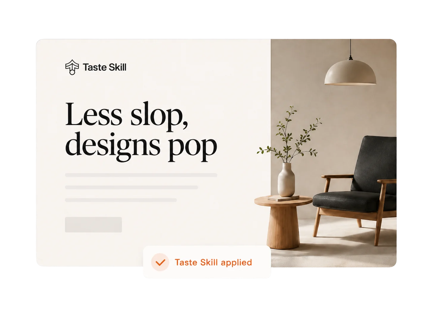Taste Skill ai design identity design by Leon Lin