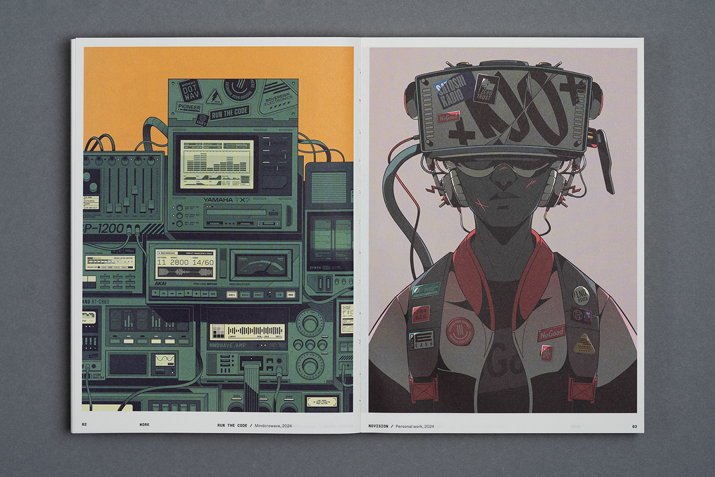 The NoGood Book comic poster illustration spread