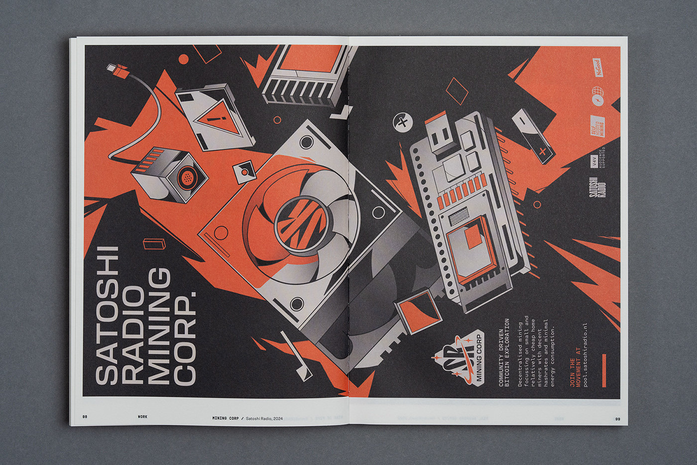 The NoGood Book editorial artwork illustration spread
