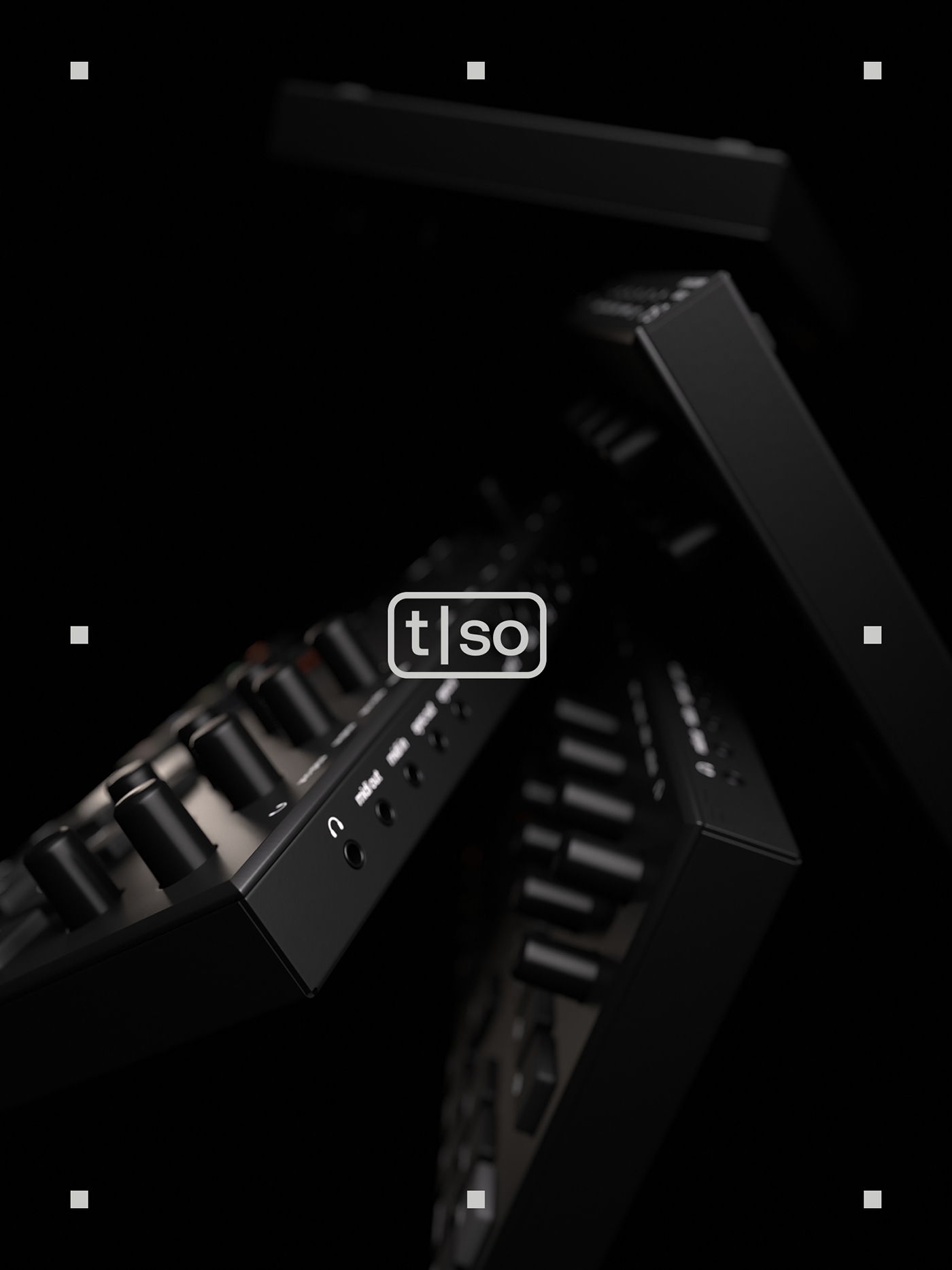 Torso Electronics branding mobile app UI mockup