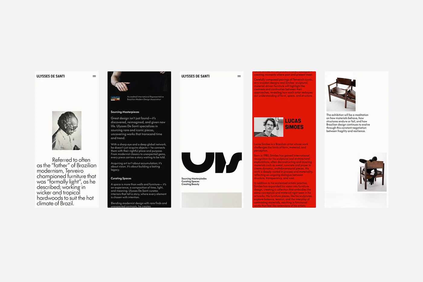 UDS Website component web design layout