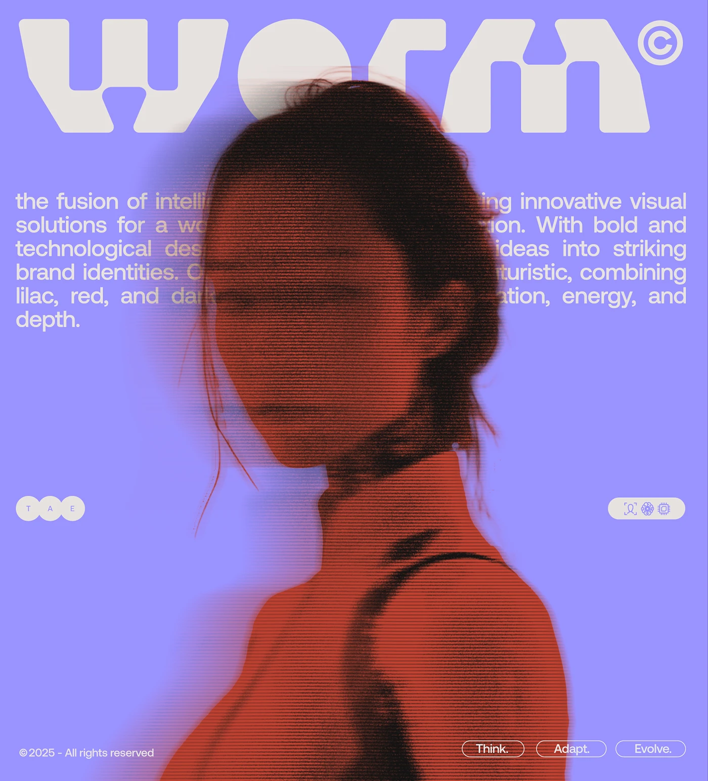 WORM branding identity detail 9