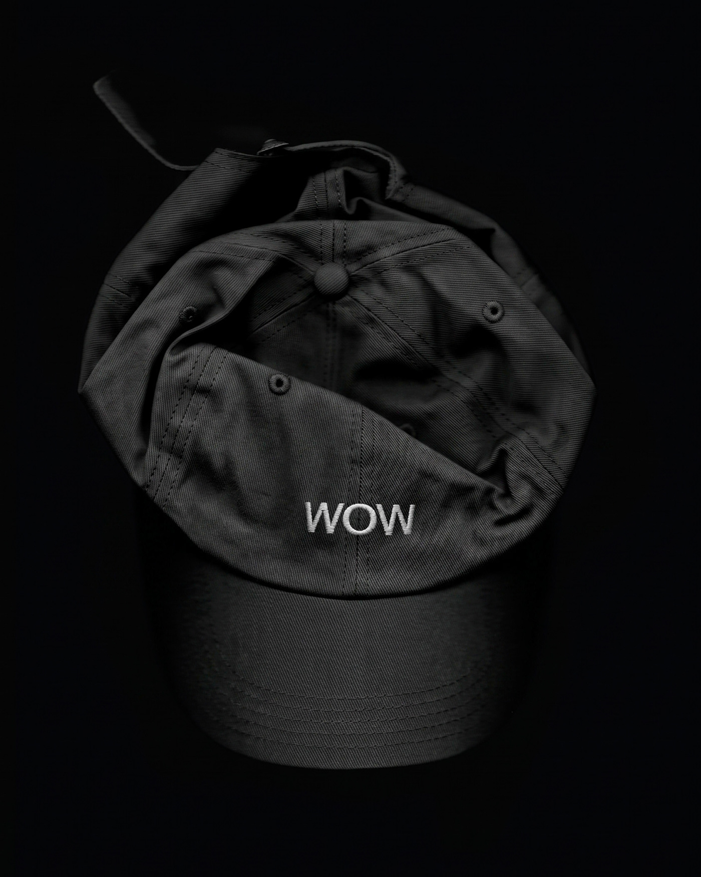 WOW branding identity typography hero mockup