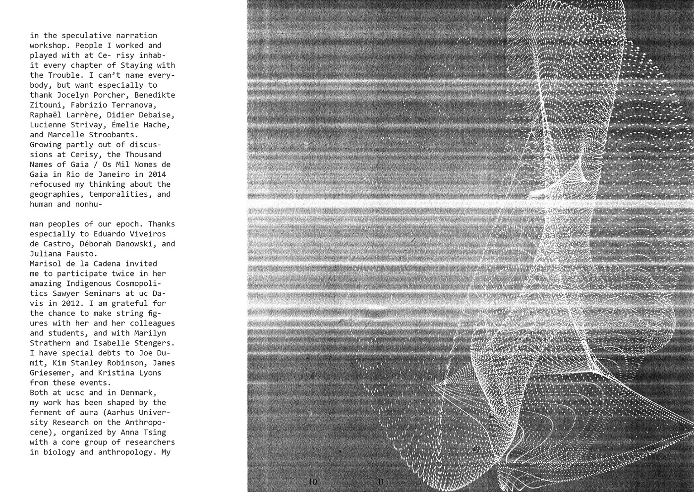 Staying with the Trouble editorial design spread 4
