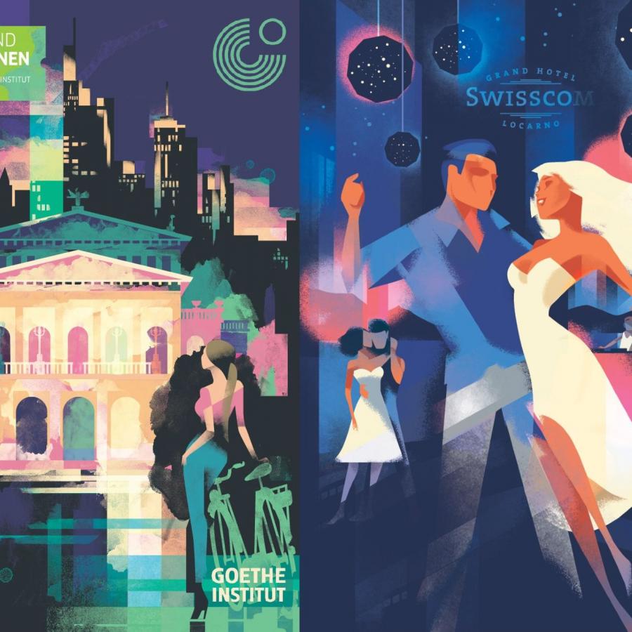 A Window to the Past: Amazing Art Deco Posters by Mads Berg