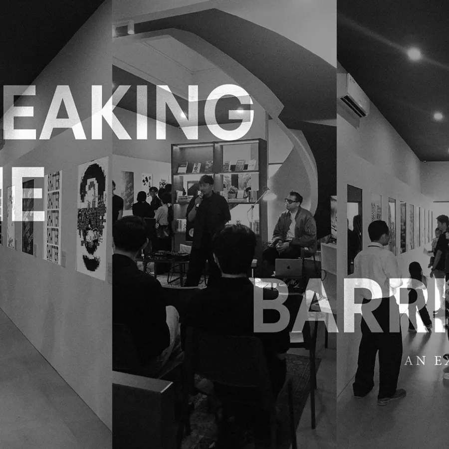 Kinetic Graphic Motion for Breaking The Barrier Exhibition