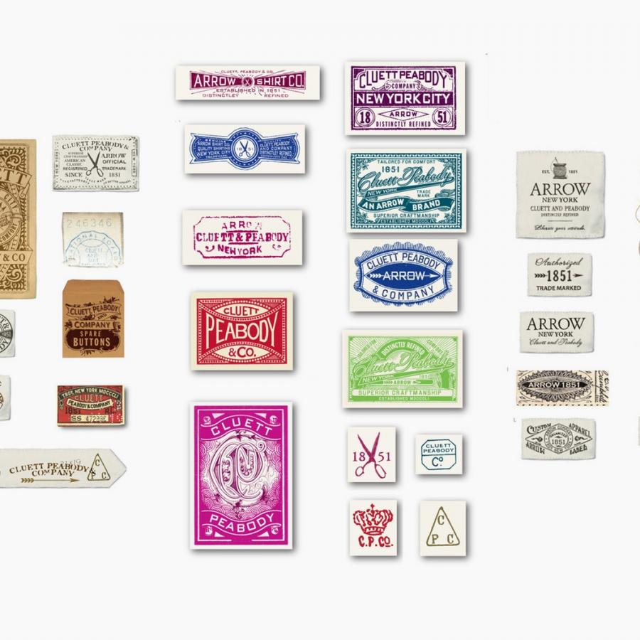 Arrow and Cluett Labels and Packaging
