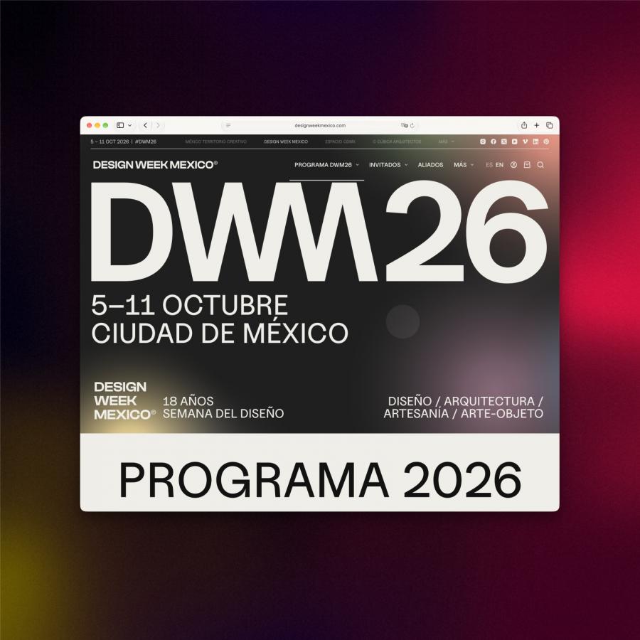 Design Week Mexico 2026 Opens with a Bold New Identity
