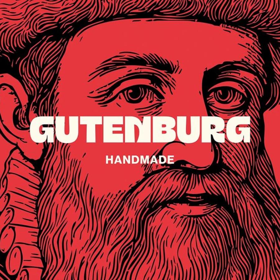 Gutenburg Design Studio Crafts Heavy Typography for Gutenburg