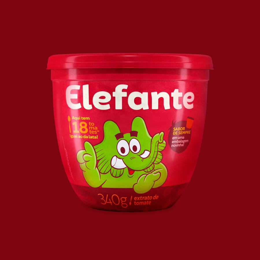 Branding Redesign for Elefante One of Brazilians Most Popular Brands