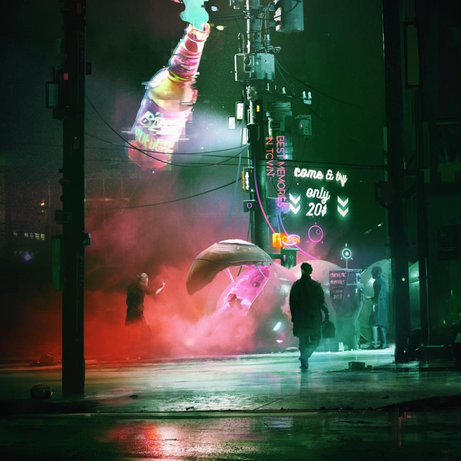 Feodora — Cyberpunk Art Direction and 3D Illustration