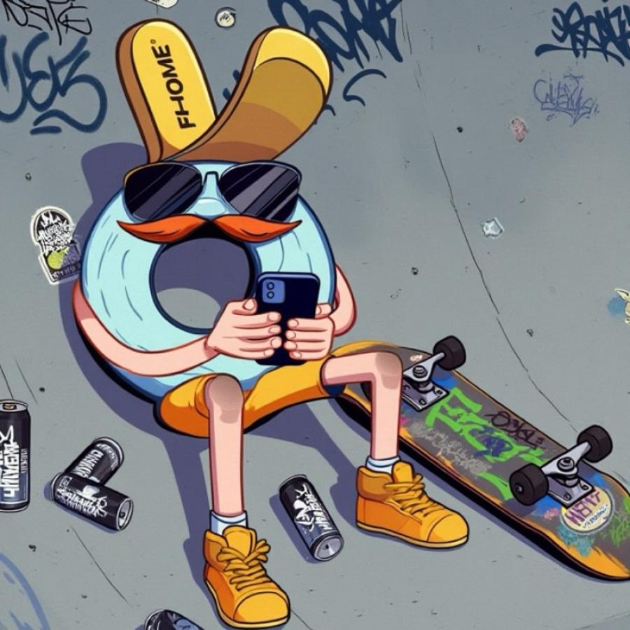 Fhome Brand Identity for Indoor Skateboarding