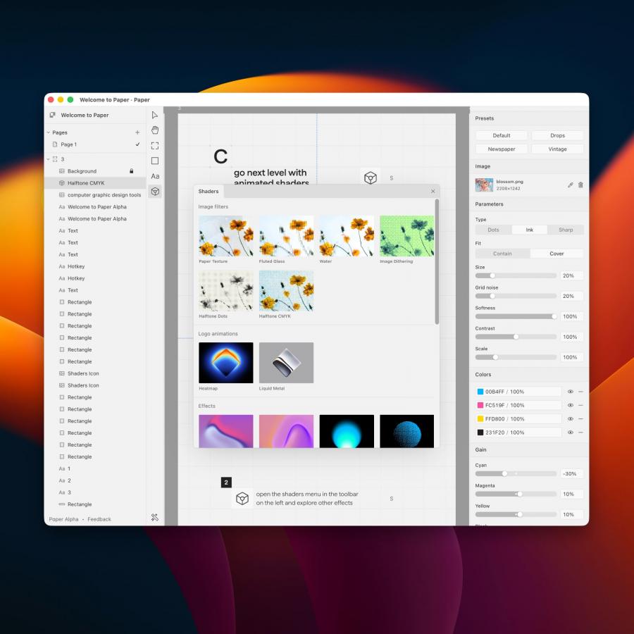 Paper.design: GPU Shaders, MCP and Vibe Coding for Designers