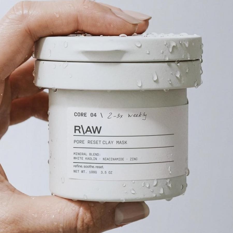 Skincare Packaging Design Brand Identity System for R/AW