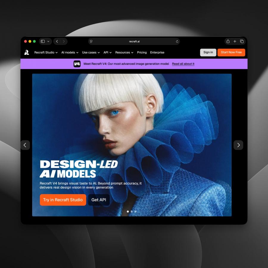 Recraft V4 Brings Design Taste and Native SVG to AI Generation