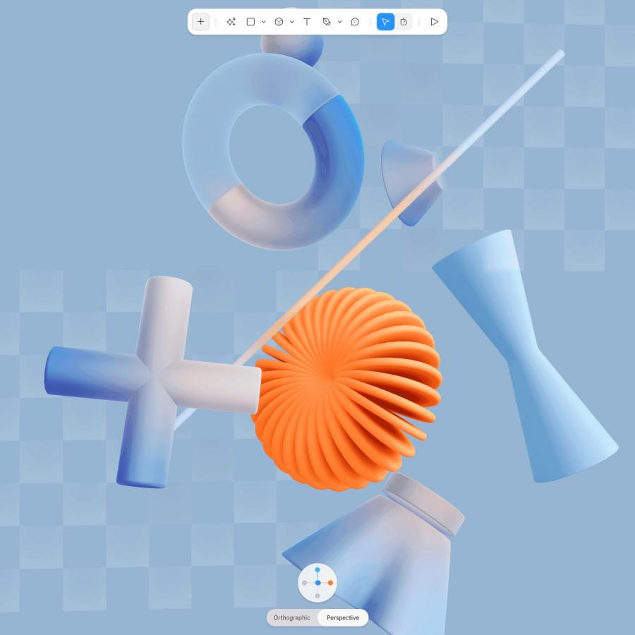 Web Design: Spline 3D Shape Effect Brings Depth to Flat Design