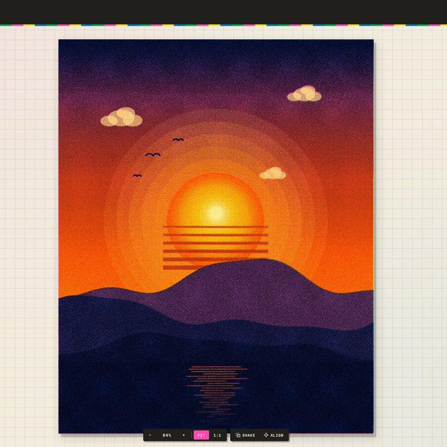 INKDRUM Browser Risograph Print Simulator by Greathouse Fall