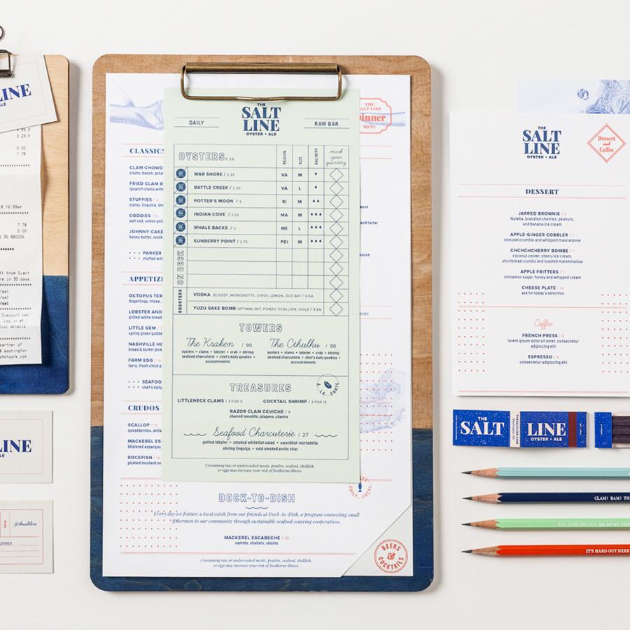 Clam you dig it? Brand Identity for the Salt Line Oyster + Ale